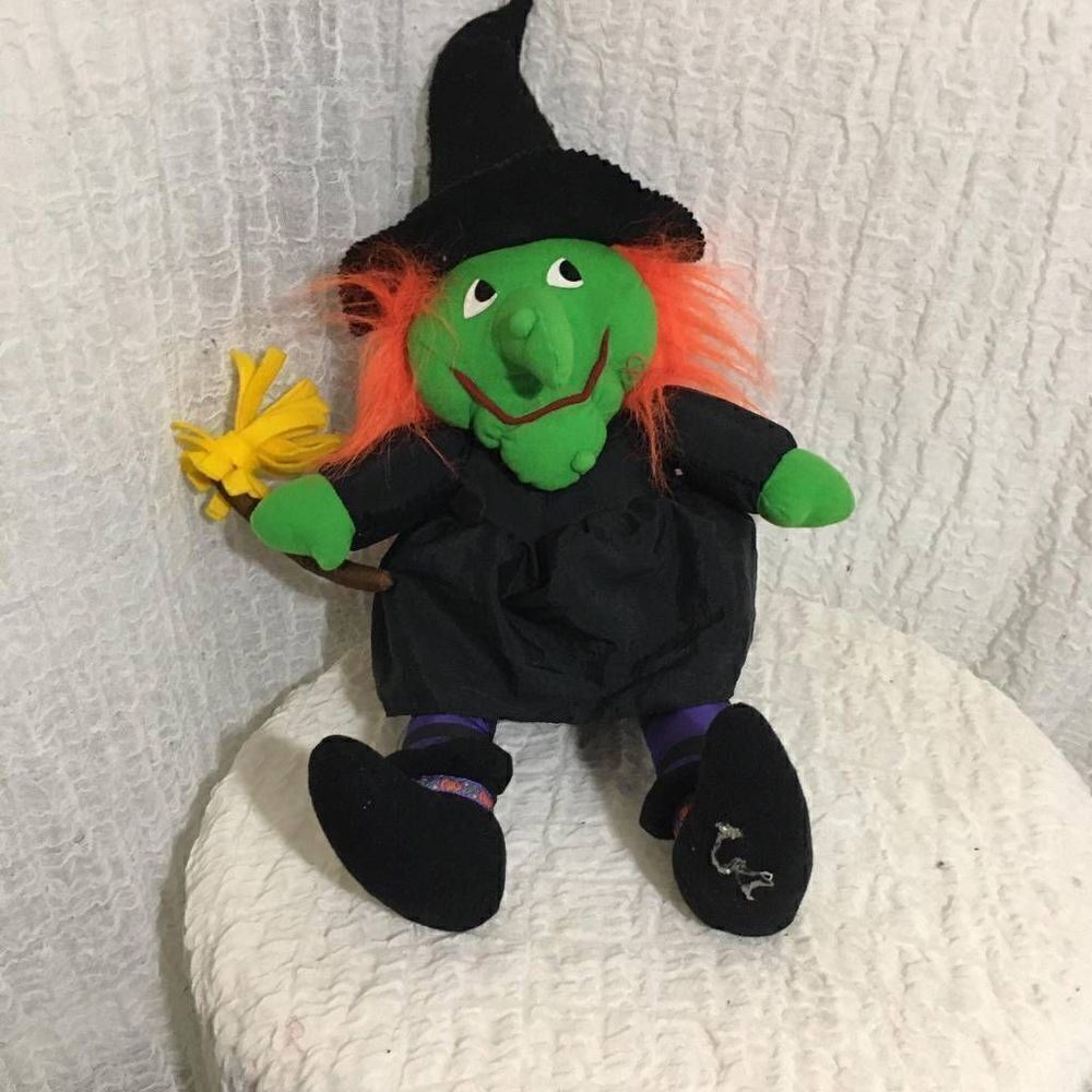 Halloween Witch Stuffed "Bear" Holiday Plush